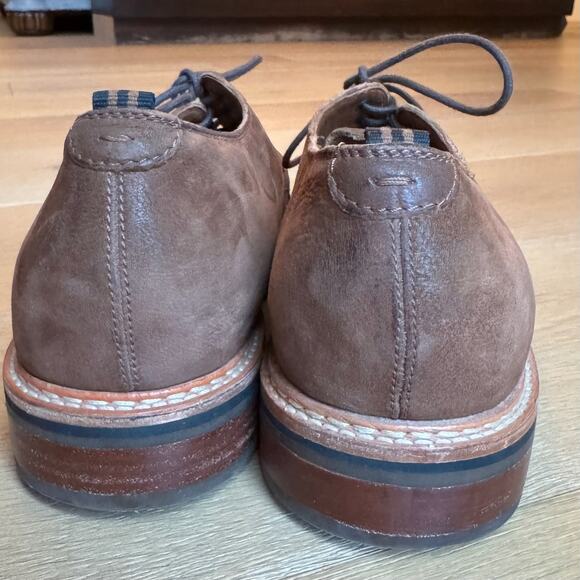 Cole Haan Leather Oxford Plain Toe Shoes Franklin Light Roast Men's Sz 9.5M - Picture 3 of 9